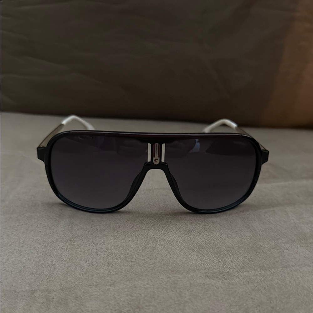 USED Carrera Black and Silver Sunglasses